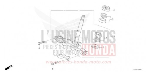 TIGE DE DIRECTION CRF125FS de 2025